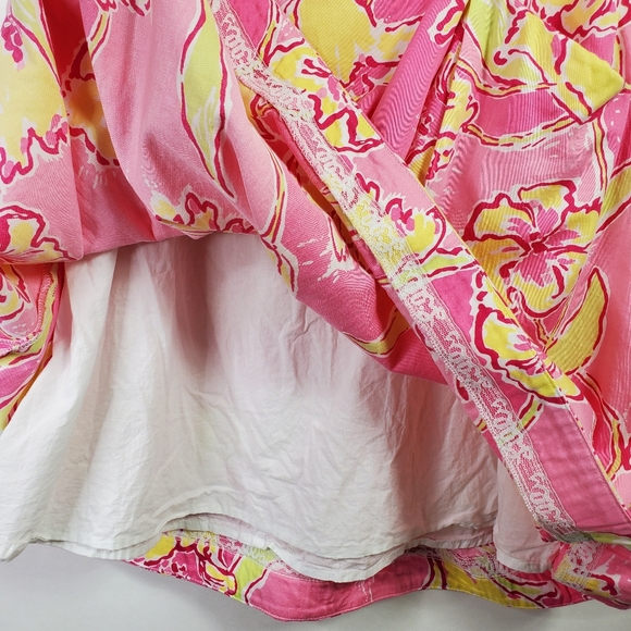 SOLD ~ LILLY PULITZER HOTTY PINK DAYLILY BLOOSOM DRESS ~0 - Picture 10 of 12